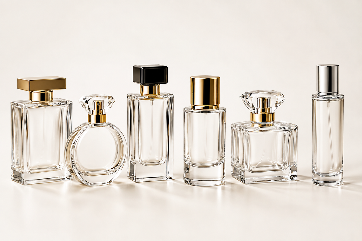 Perfume bottle dimensions and sizes for B2B packaging