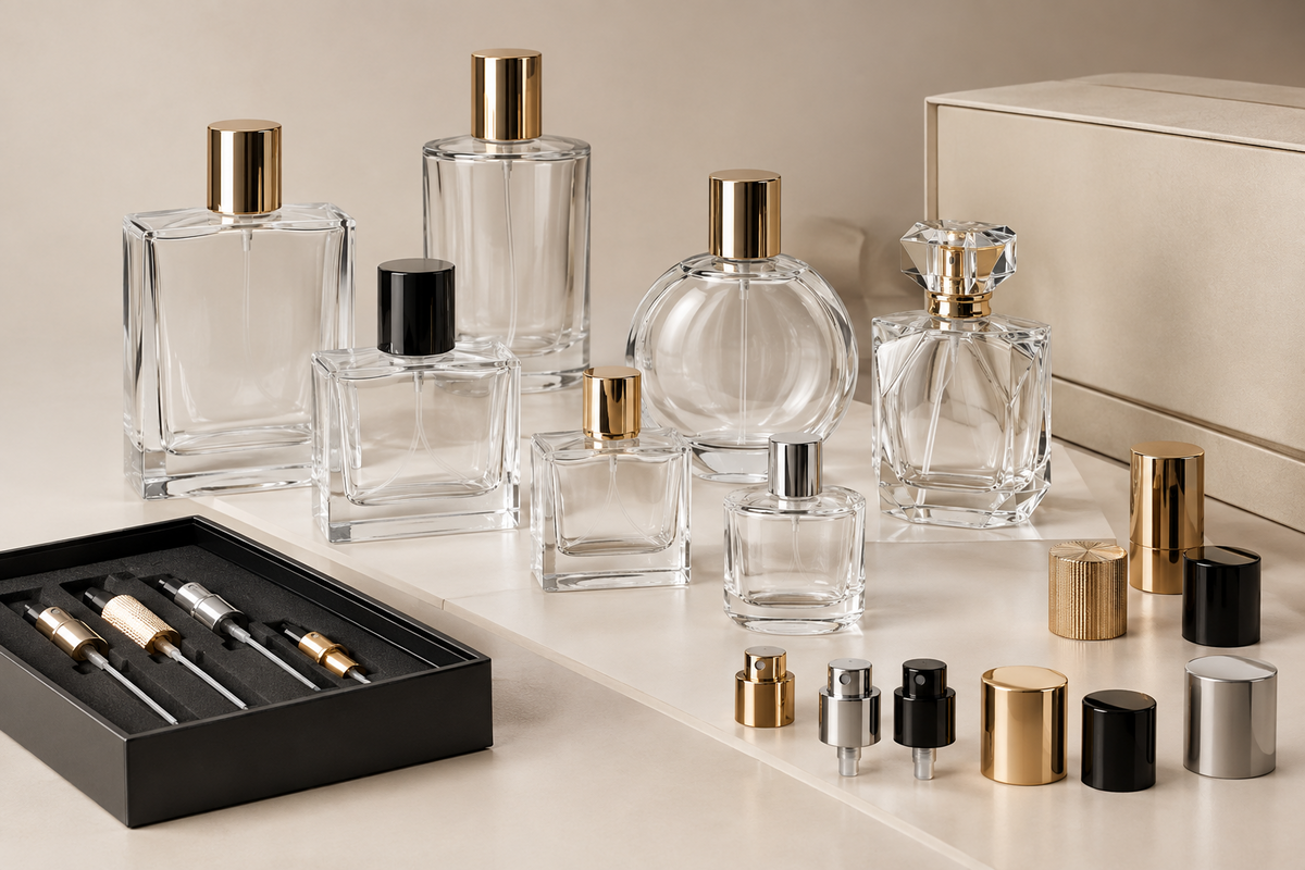 Sourcing perfume bottles from China for B2B fragrance packaging