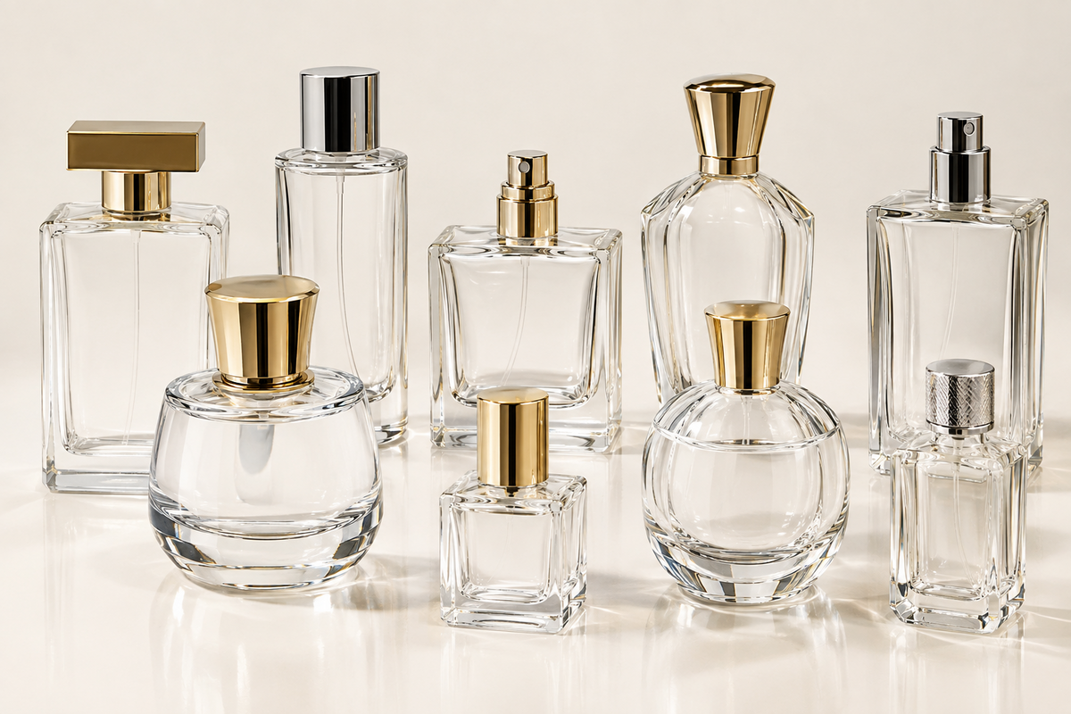 Perfume bottle weight comparison for B2B buyers